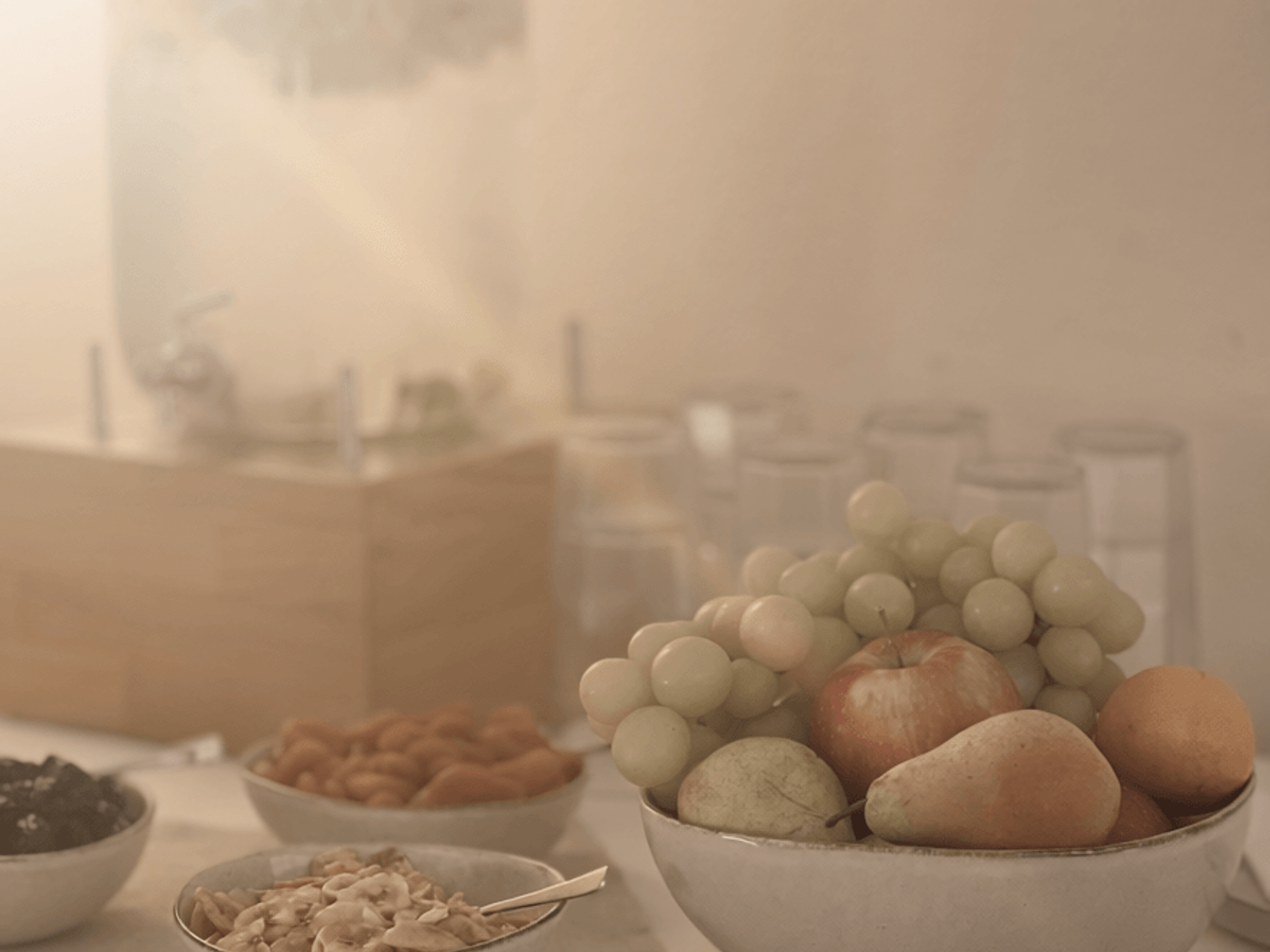 Tea bar at Mindful Escape 