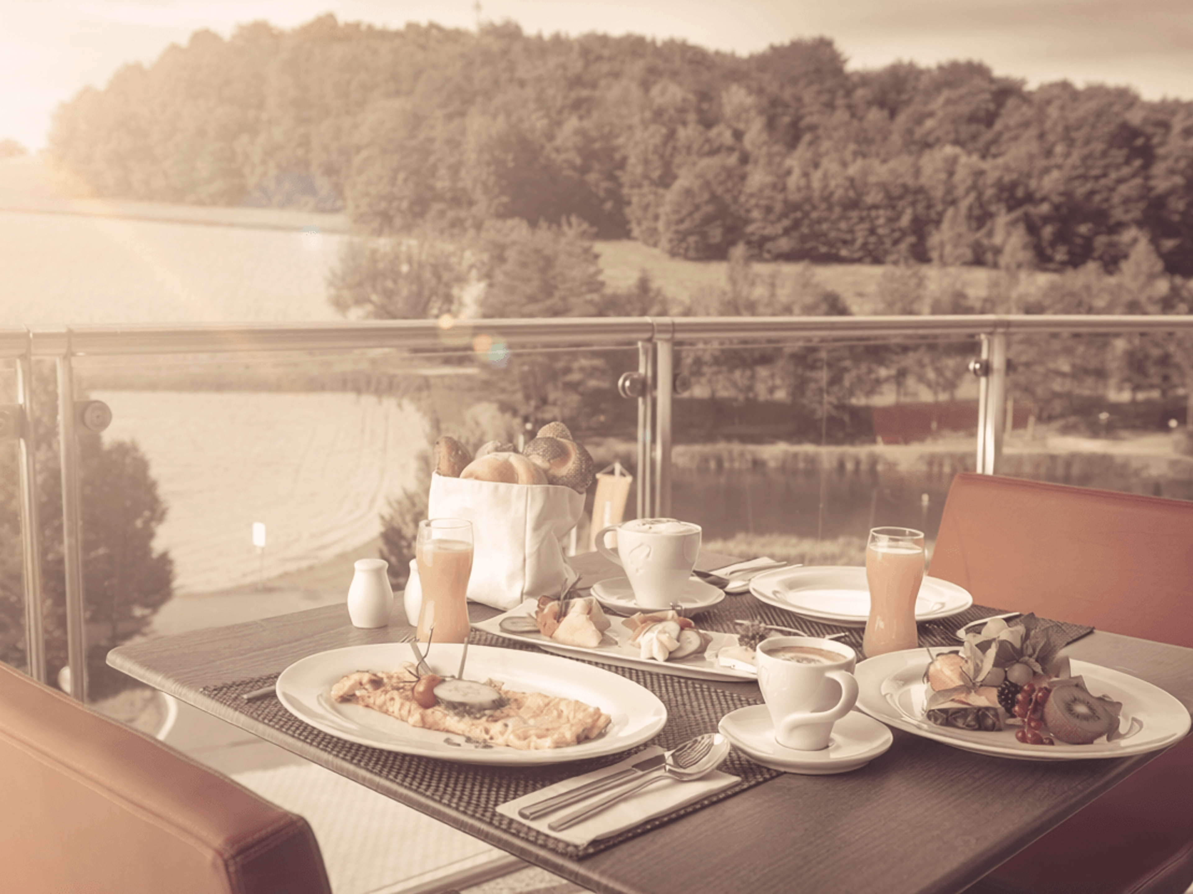 Frühstück mit Ausblick