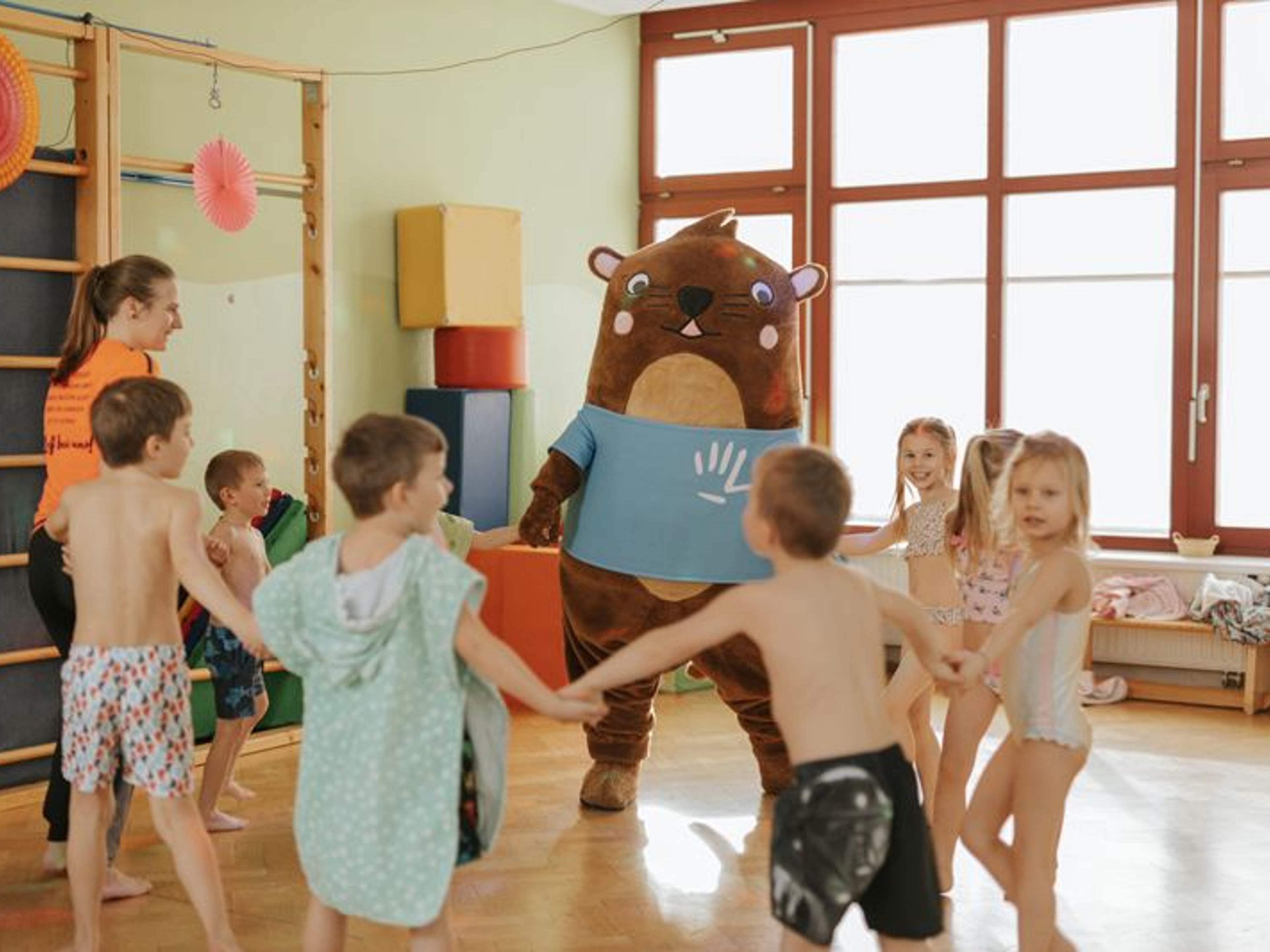 Kinder tanzen mit Otto