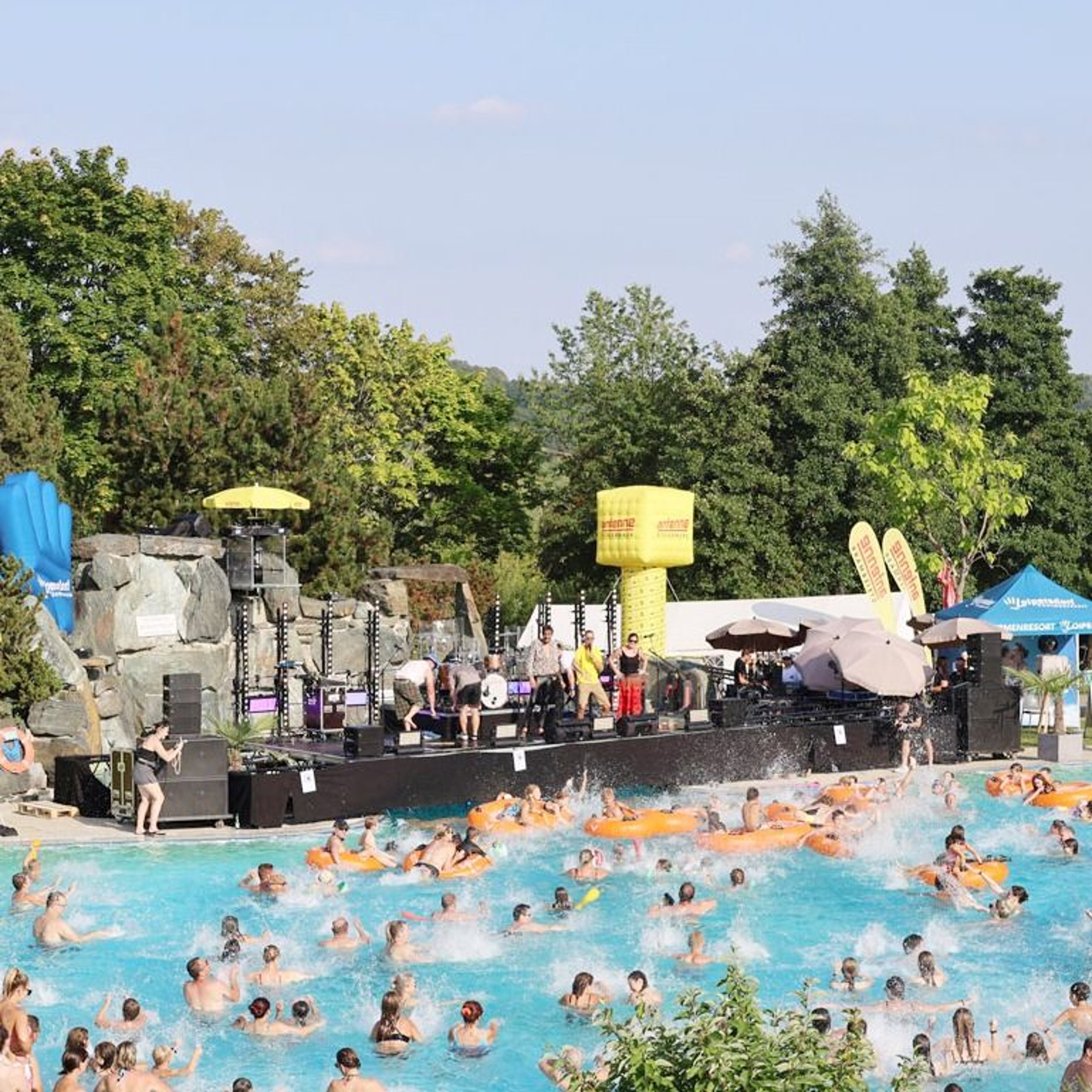 Chillen im Acapulco Becken