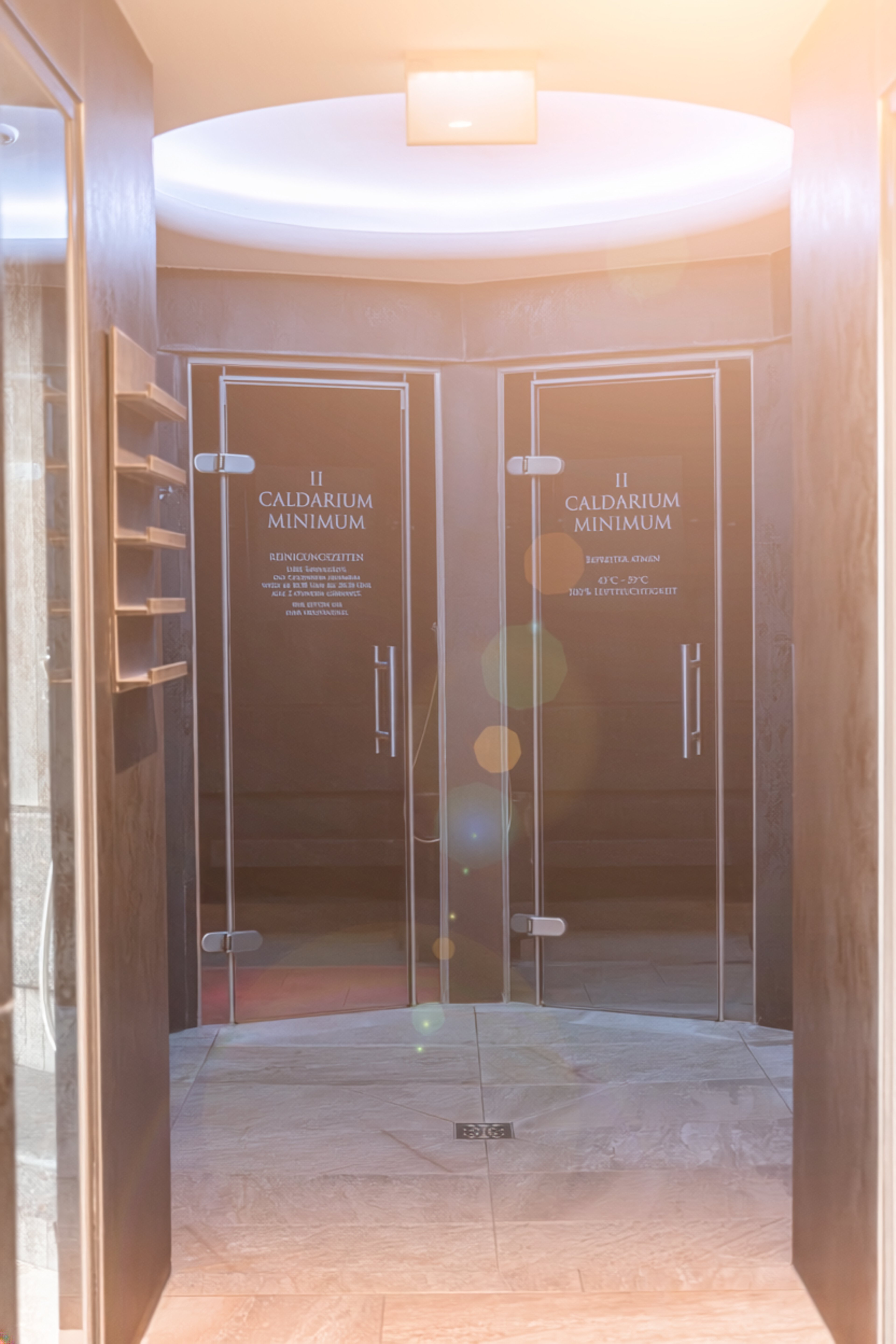 Steam saunas at the Schaffelbad