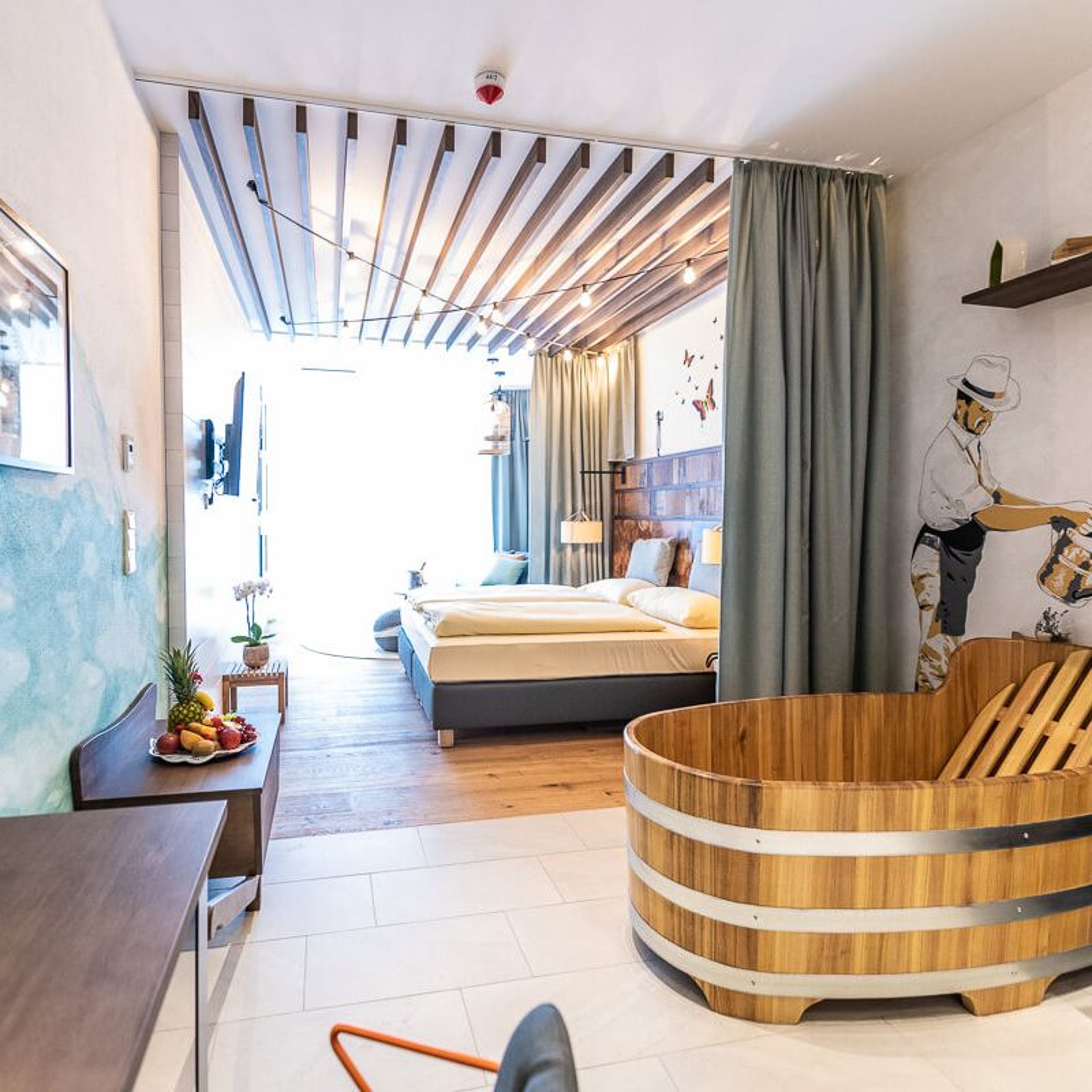 Die Gartenzimmer mit dem besonderen Touch im Thermenhotel Vier Jahreszeiten