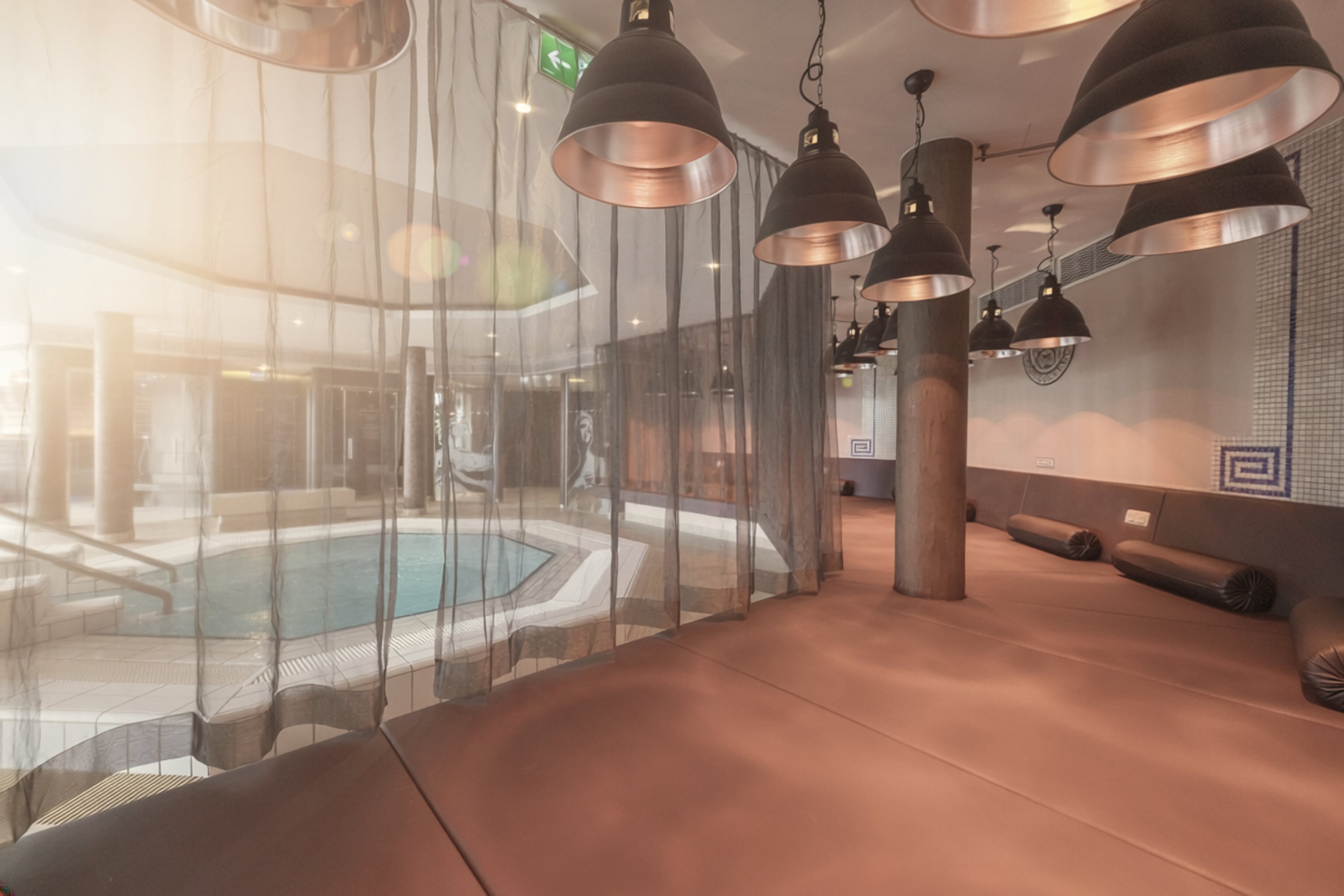 Infrared loungers in the Roman area