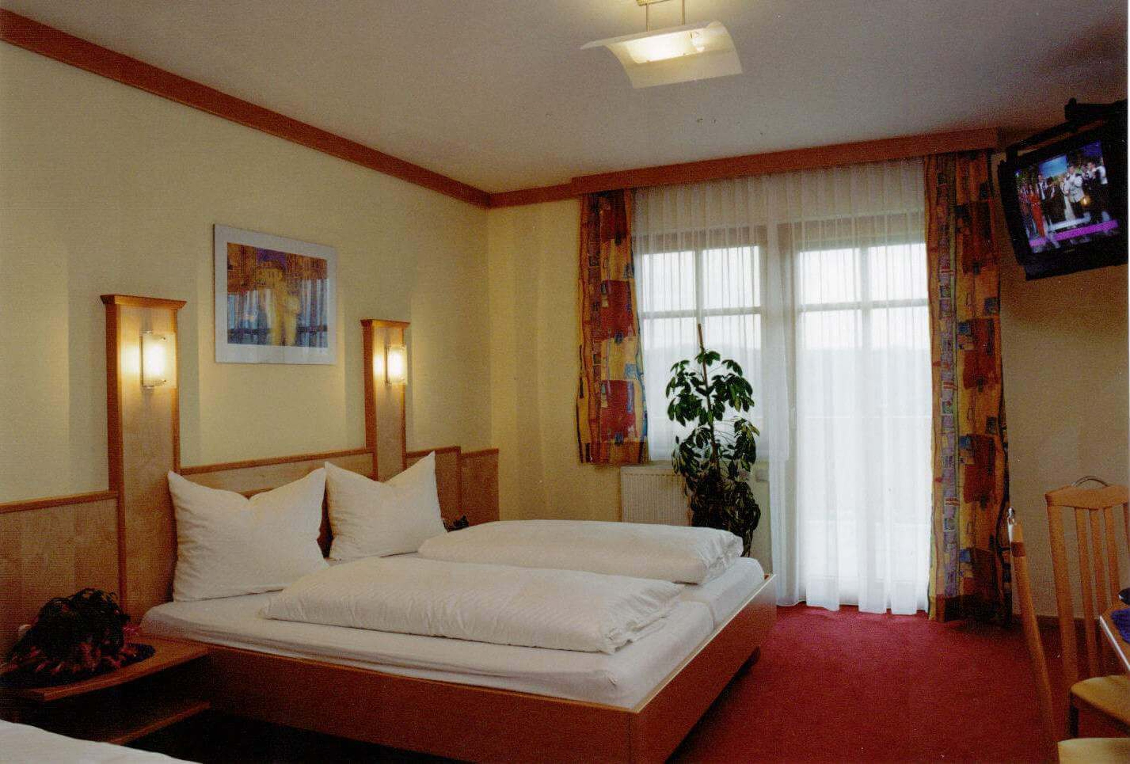 Ein Doppelzimmer der Pension Ritz.