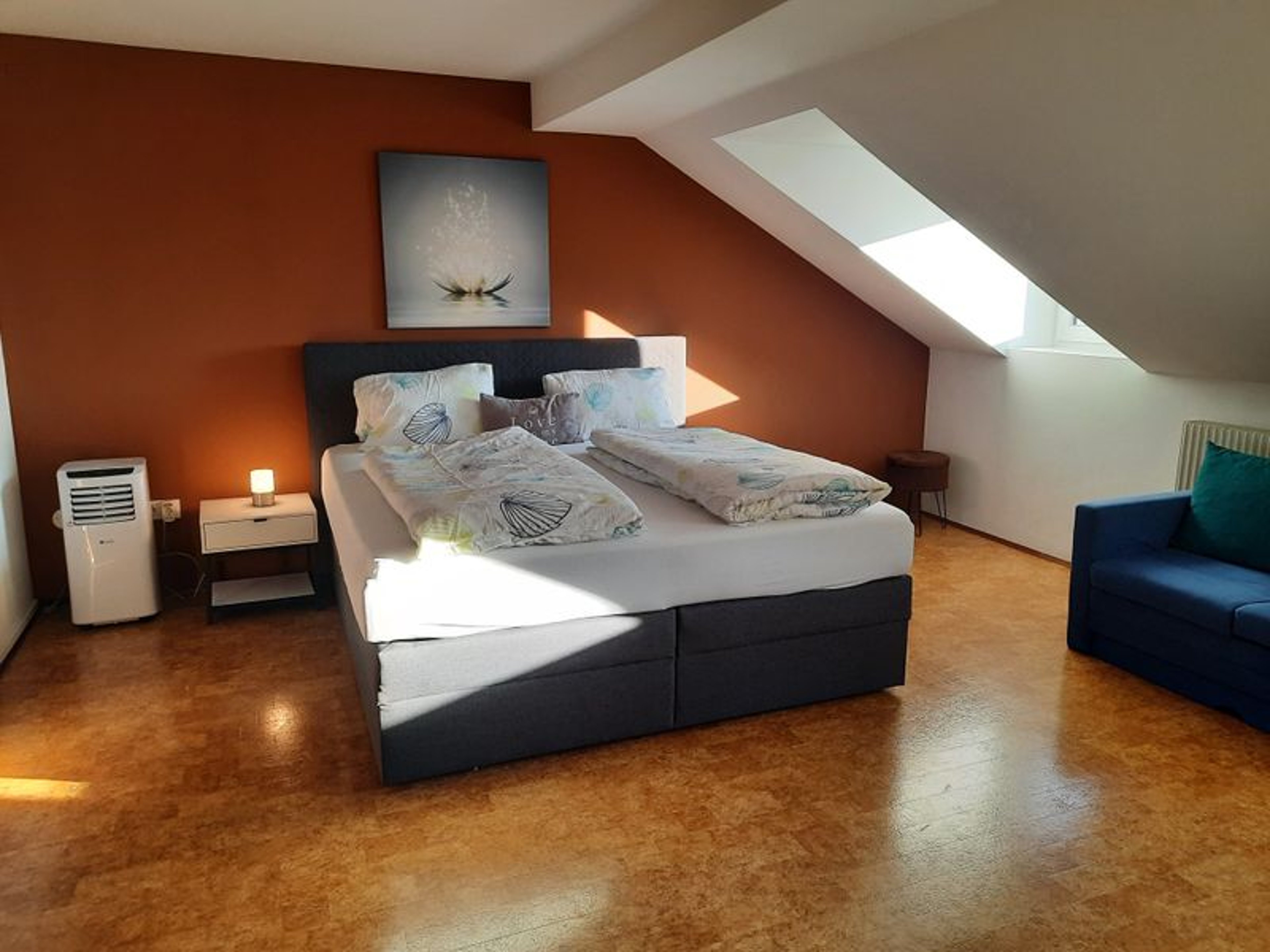 A double room in the Ranftl guest house.