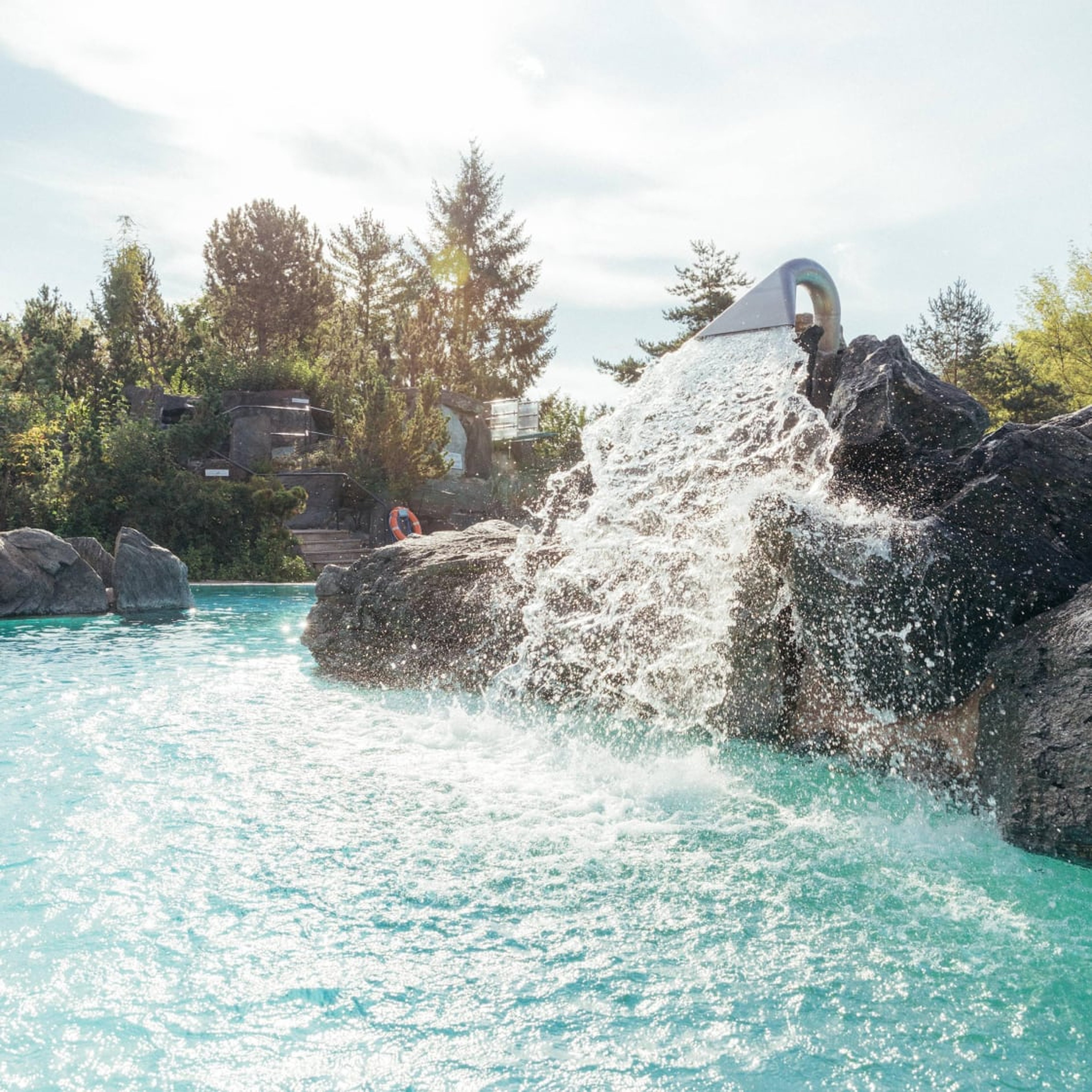 Riesiger Freibereich im Sommer