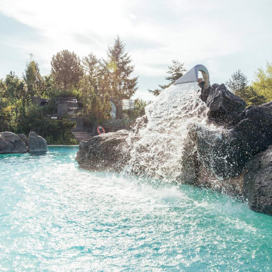 Riesiger Freibereich im Sommer