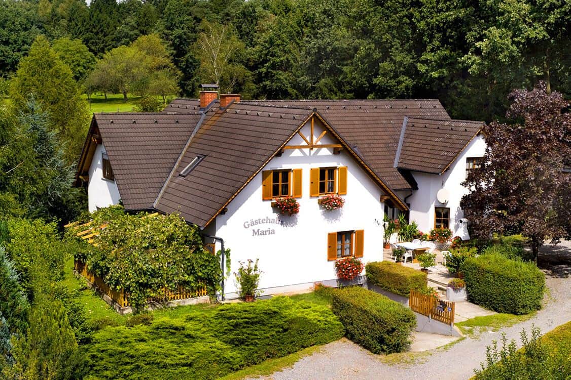 Das Gästehasu Maria aus der Ferne.