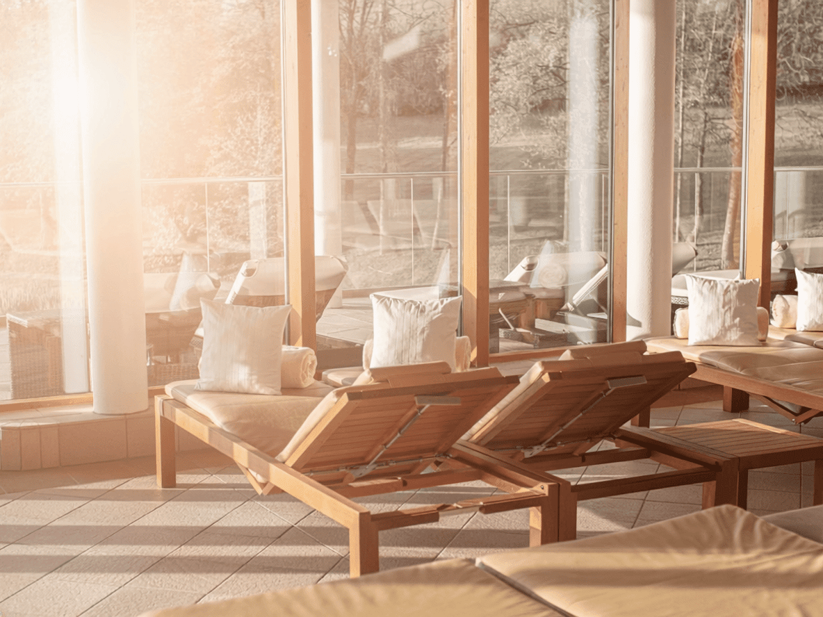 Snuggling up in the lake pavilion.