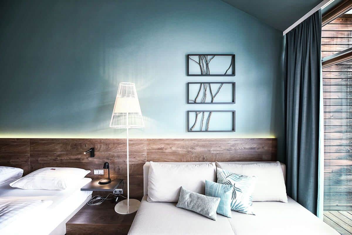 Stylisches Zimmer im Thermenhotel DAS SONNREICH in Bad Loipersdorf.