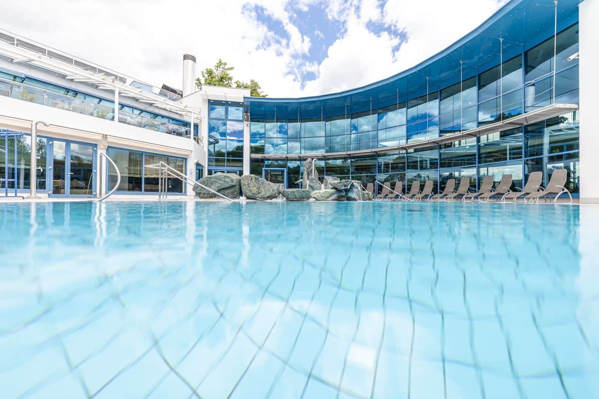 Water surface in the Schaffelbad.