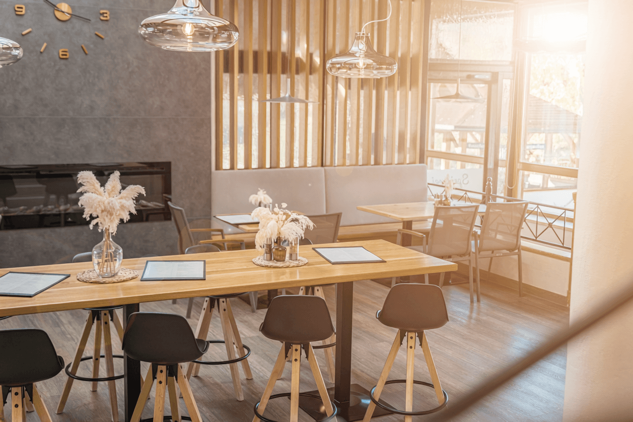 Tabels at the Speiserei.