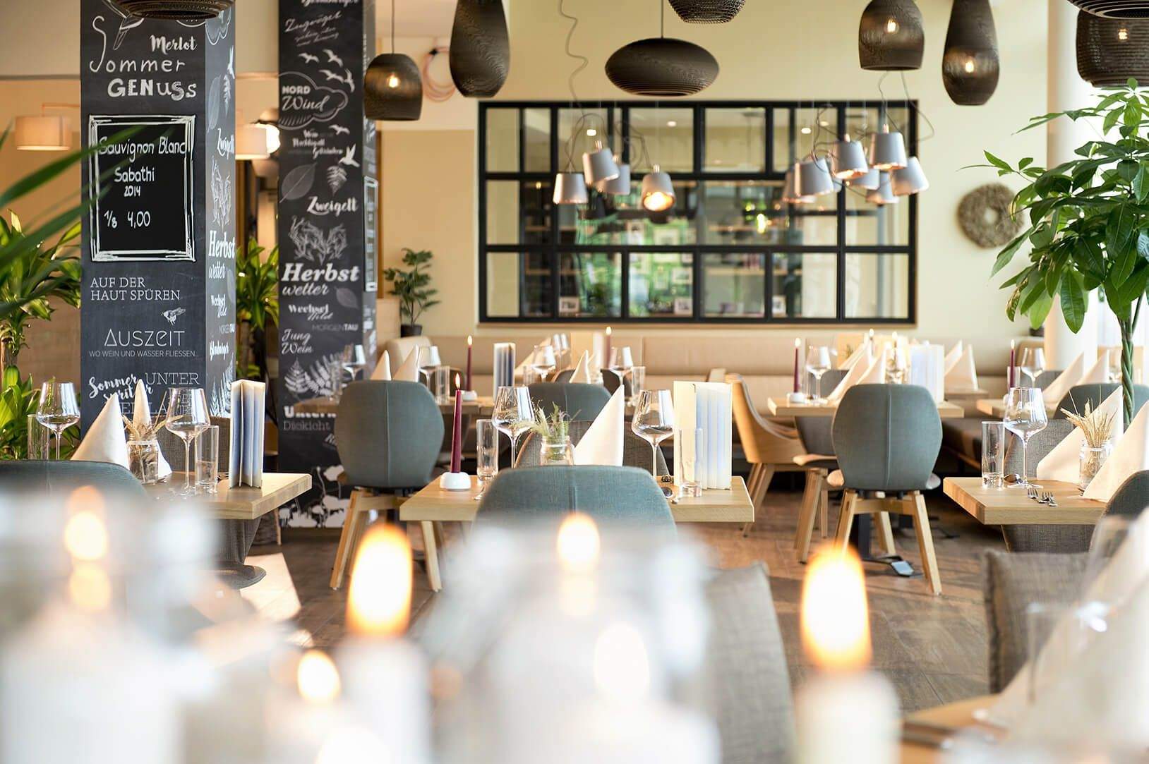 Das Restaurant Horst im Thermenhoterl Vier Jahreszeiten direkt neben dem Thermenresort Loipersdorf.