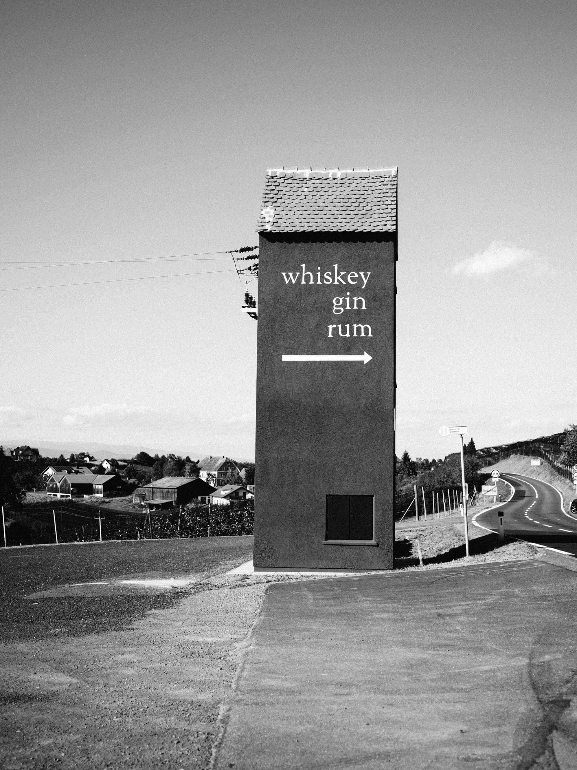 A black transformer with a signpost to David Gölles.