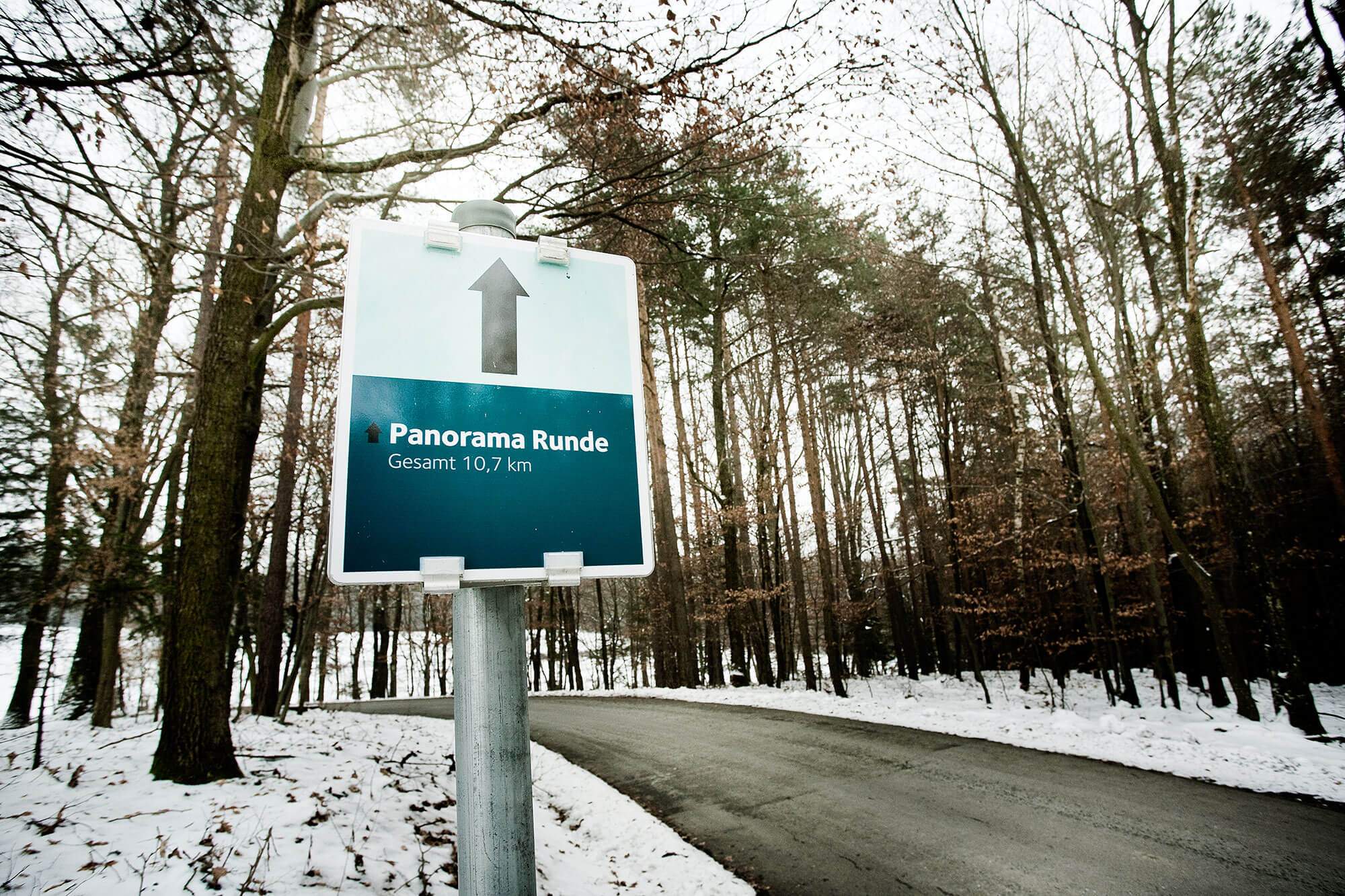 Die Panoramarunde ist eine von vielen Laufstrecken.