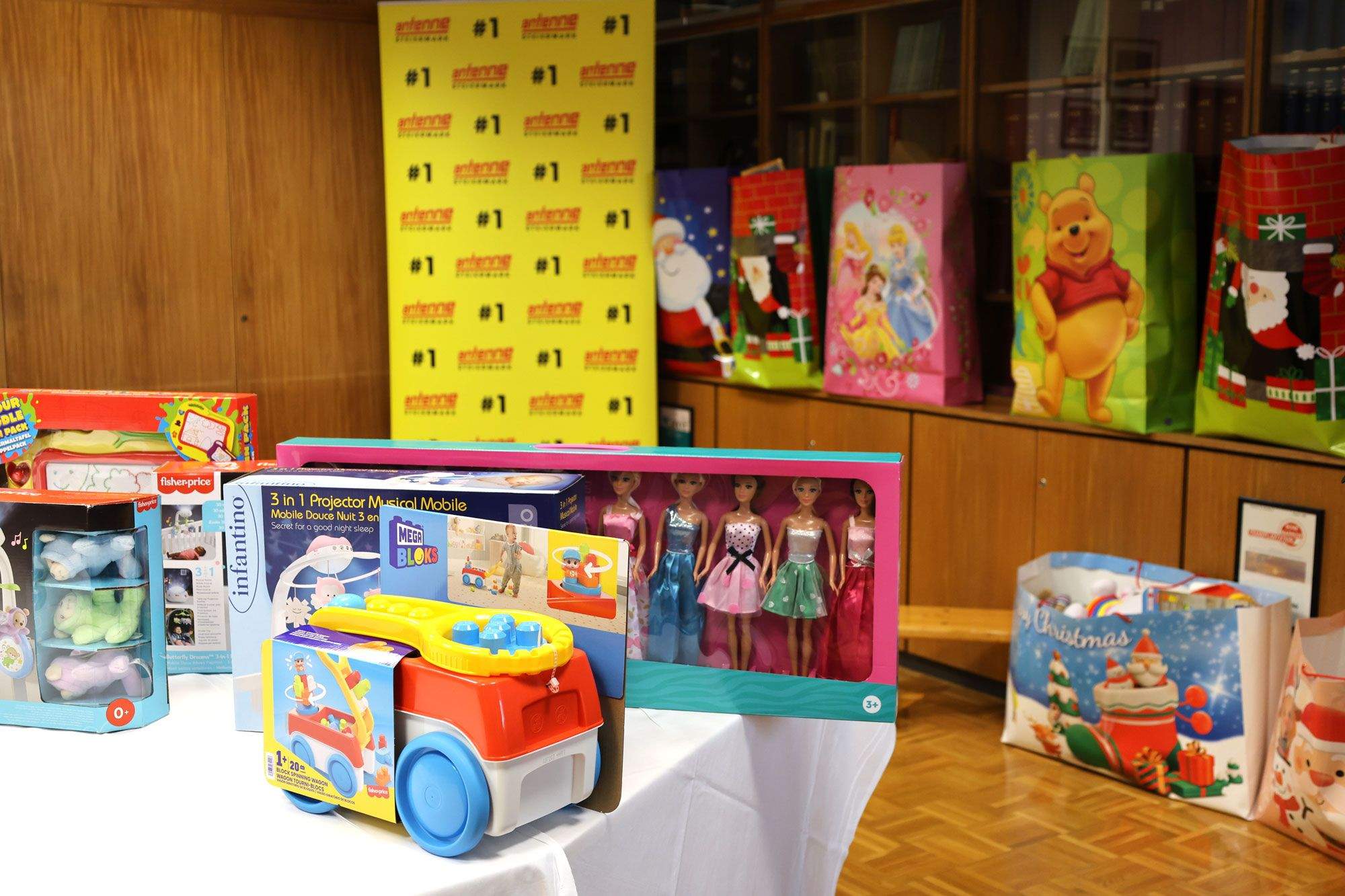 Geschenke der Spendenaktion