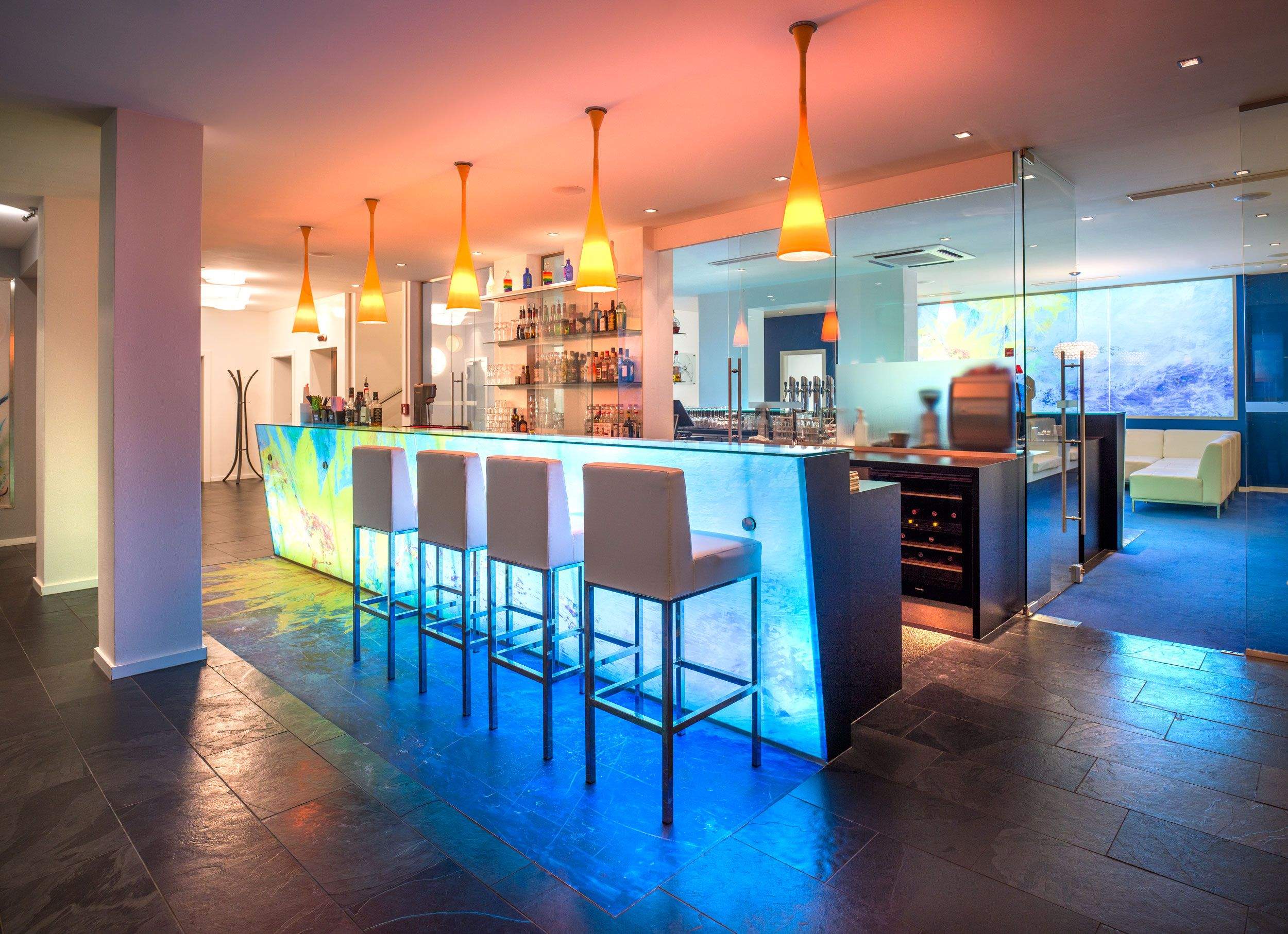 Hotel bar at the Thermalhotel Leitner