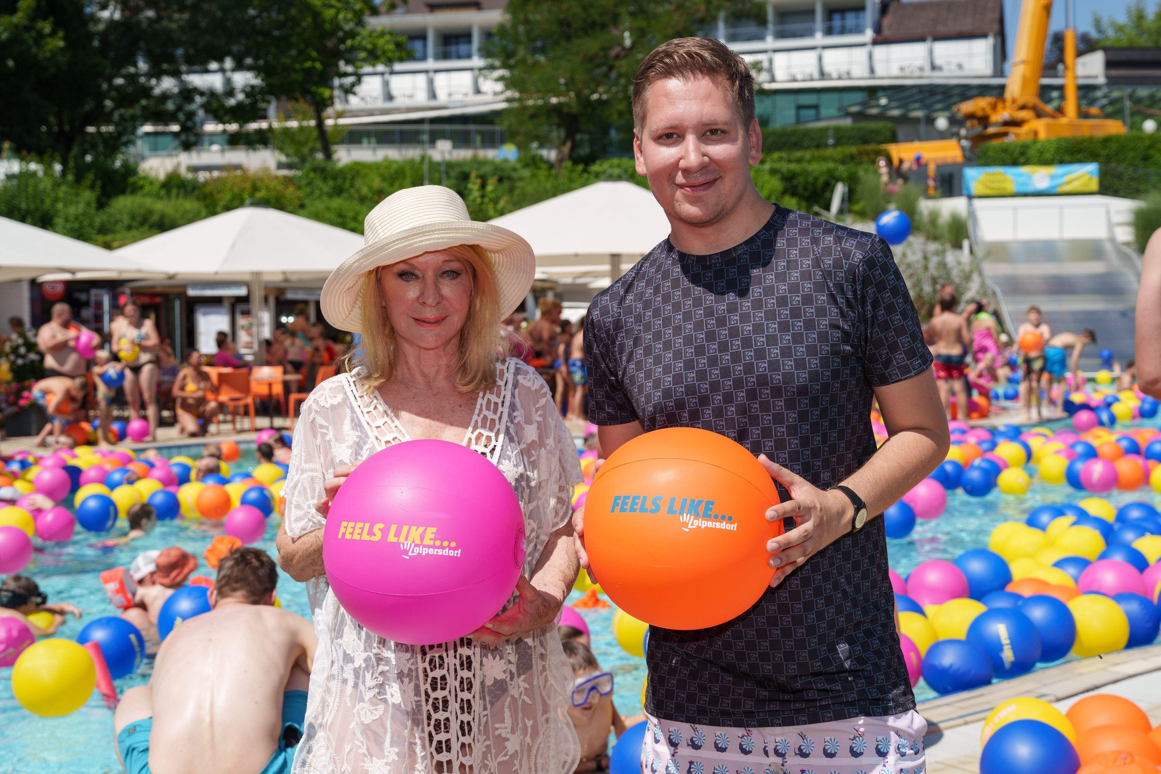 Colorful hustle and bustle at the #WeAreWater festival in Loipersdorf: A festival for young and old.