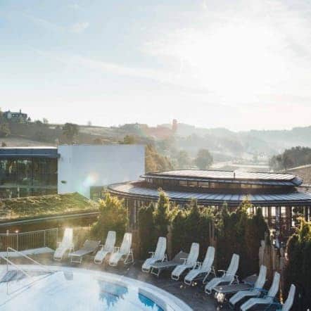 Aerial view of the Schaffelbad