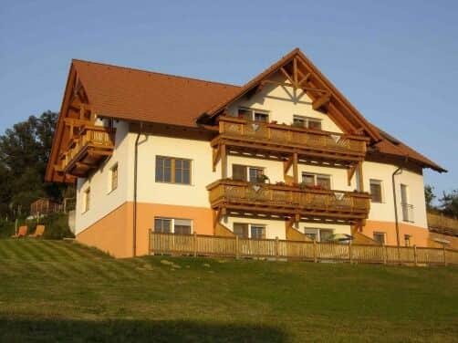 Die Pension Ritz von außen.