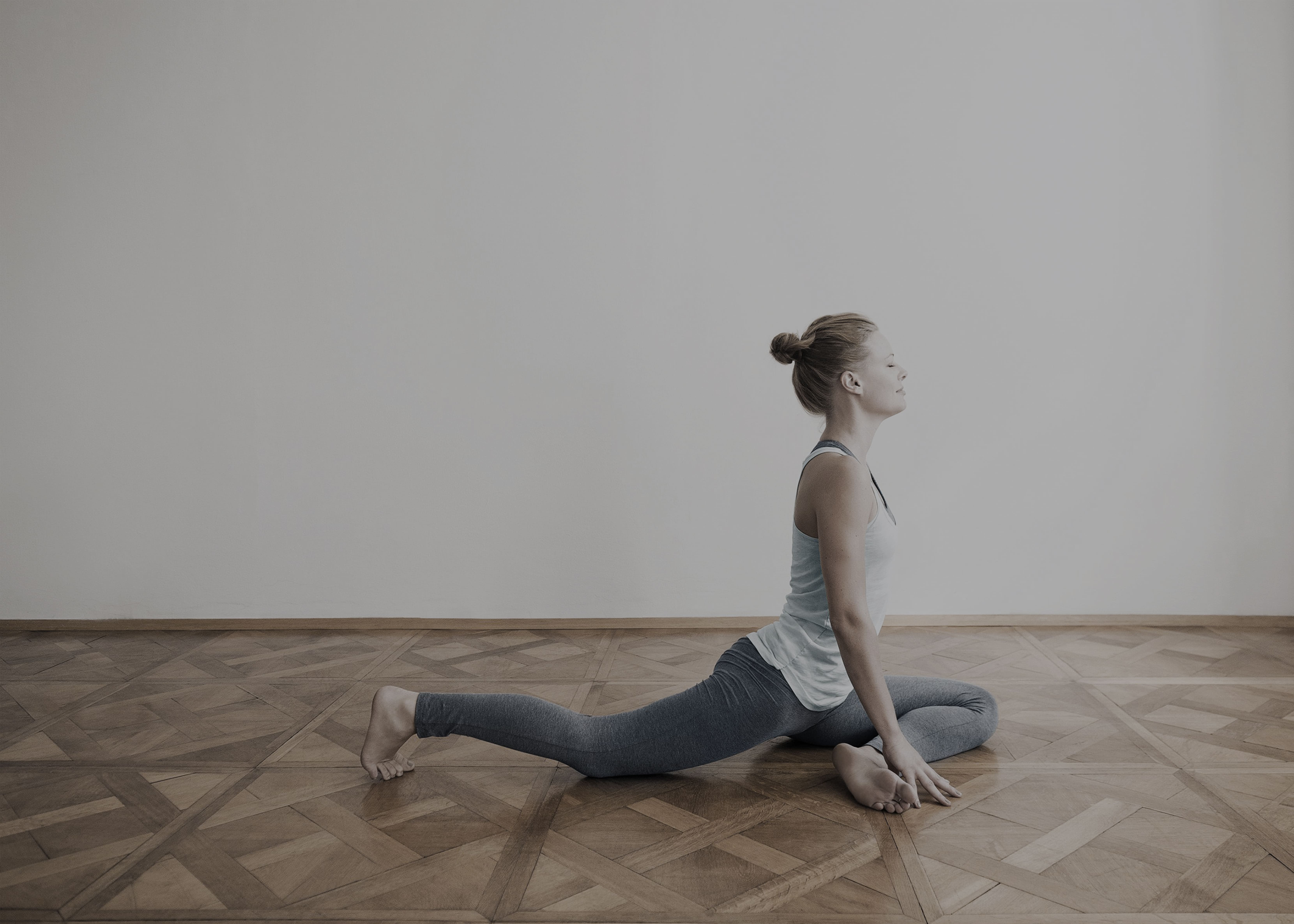 Woman doing a yoga pose