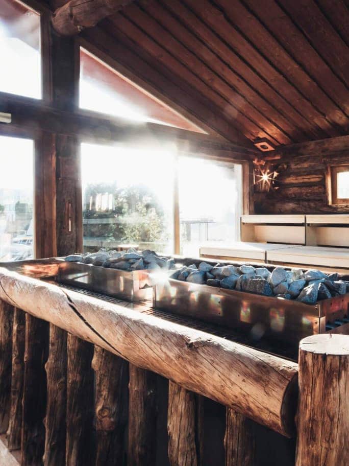 Panorama sauna in the Schaffelbad spa area Loipersdorf