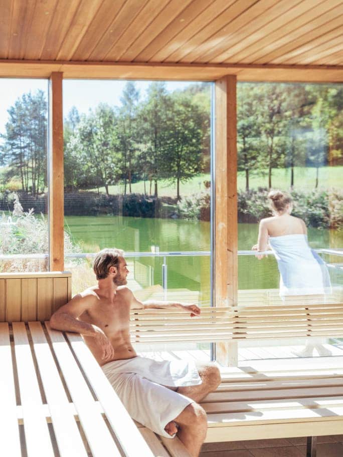 Herbal sauna in the Schaffelbad
