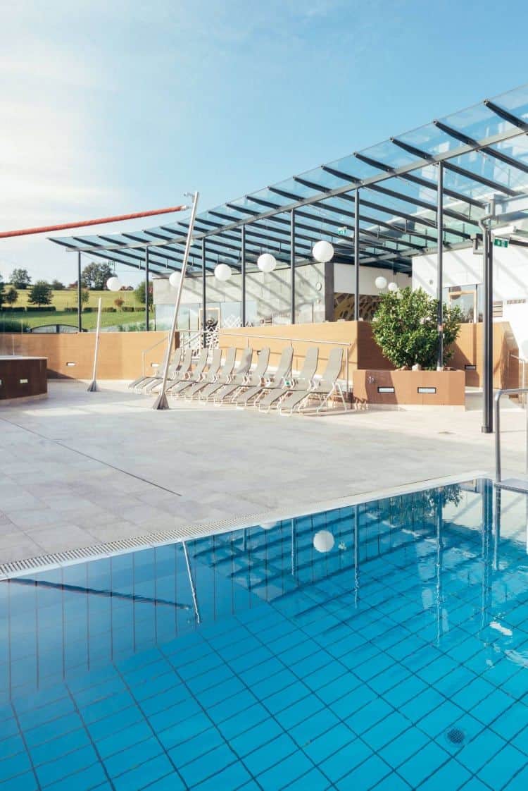 Das Saunadorf von Außen